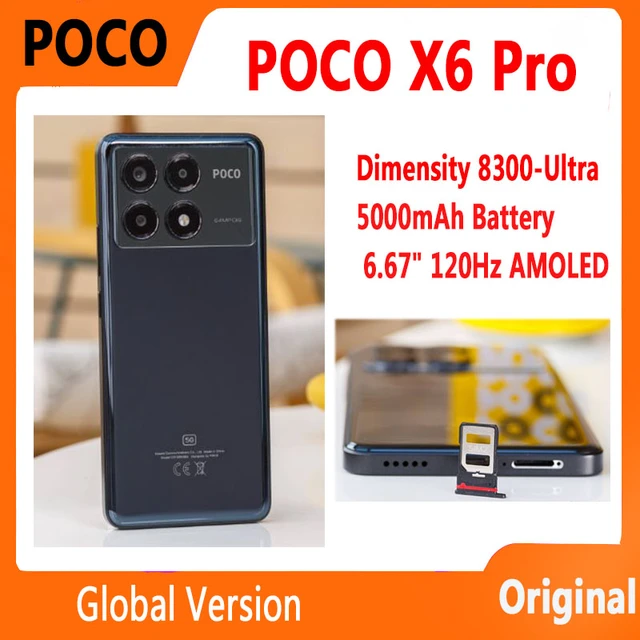 Global Version POCO X6 Pro 5G Dimensity 8300-Ultra 6.67 1.5K