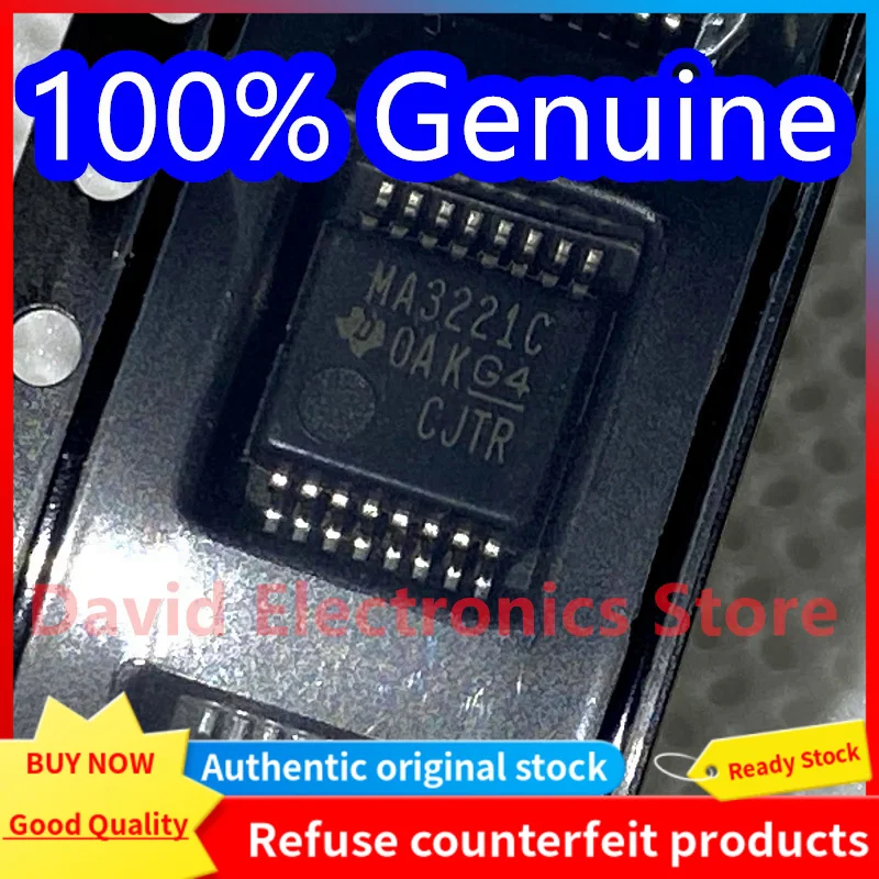 

50PCS New original MAX3221CDBR screen printed MA3221C driver chip MAX3221IDBR screen printed MB3221I package SSOP16