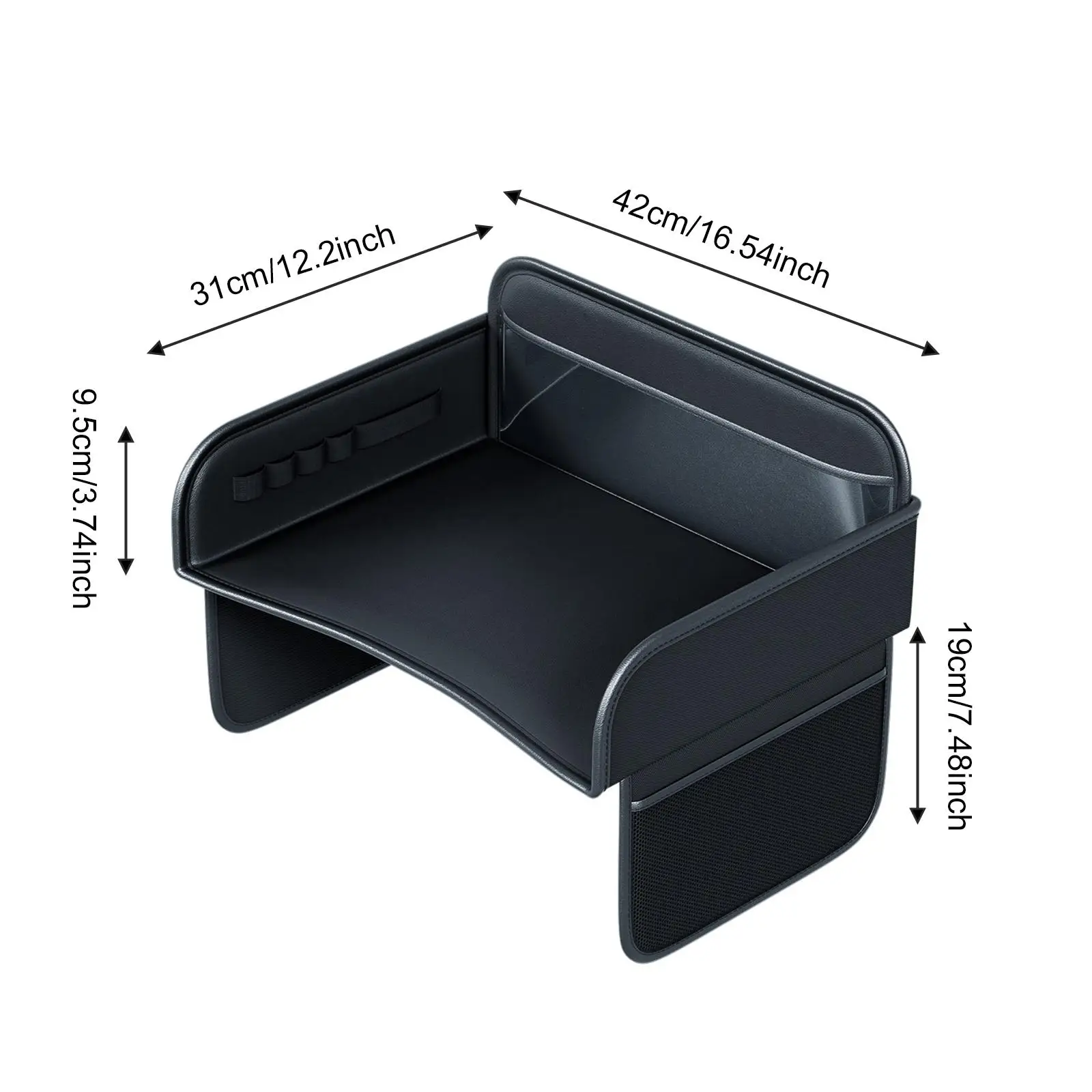 Kids Travel Tray Children Dining Table Water Resistant Carseat Table Tray