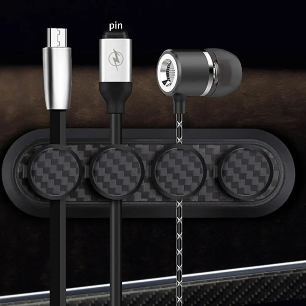 Cable Organizer 1 Set Reliable Removable Long Lasting Wire Keeper Headphone Earphone Cable