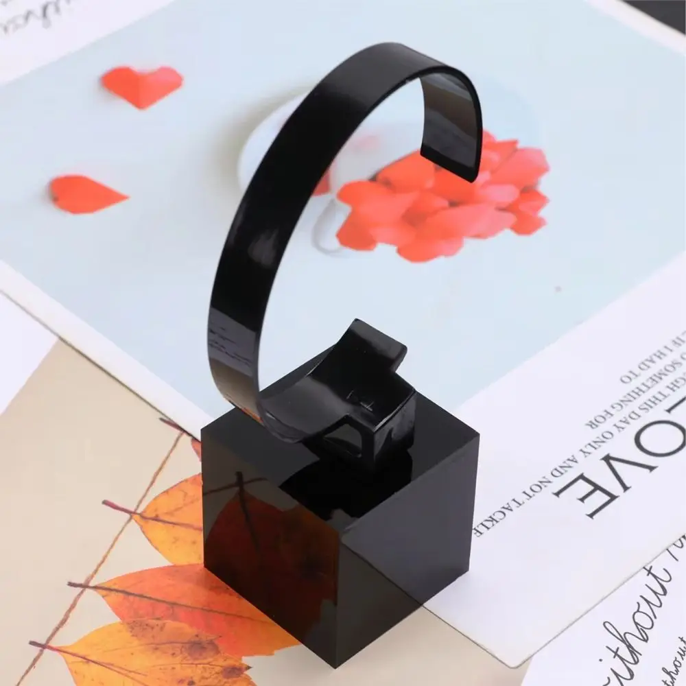 4/6/8cm Fashion Acrylic Watch Display Holder Lightweight C-Shaped Watch Organizer Upscale Jewelry Showcase Tool