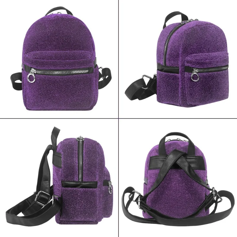 Backpack Women's 2024 New Cool Colorful Multi-functional Schoolbag Fashion Large Capacity Travel Bag Wholesale