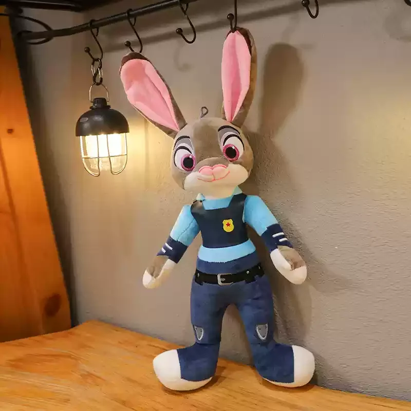 thumbnail image 1 of Muñeco de juguete de dibujos animados de Nick Wilde, Judy Hopps, personaje de Zootopia de Disney de 40 a 60 cm, regalo de cumpleaños y Navidad para niños y amigos, 1 of 5