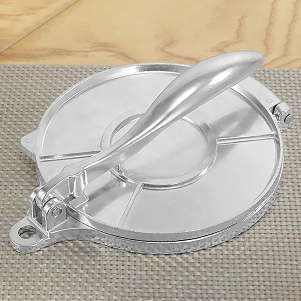 Aluminium Alloy DIY Tortilla Press Maker 16/20cm Manual Corn Tortillas Dough Pressing Tools Kitchen Cooking Gadget Accessories Tortilla Press