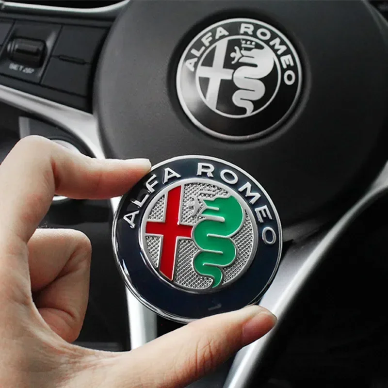 Premium 40mm Car Steering Wheel Logo Badge Sticker
