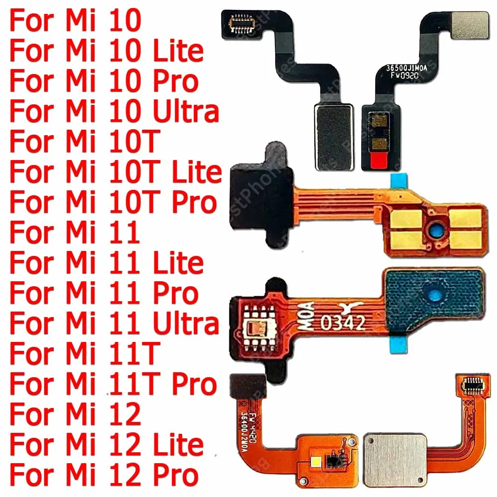 Для Xiaomi Mi 12 Pro 10 Ultra 10T 5G 11 Lite 11T сменная вспышка фонарик запасные части расстояние датчик приближения