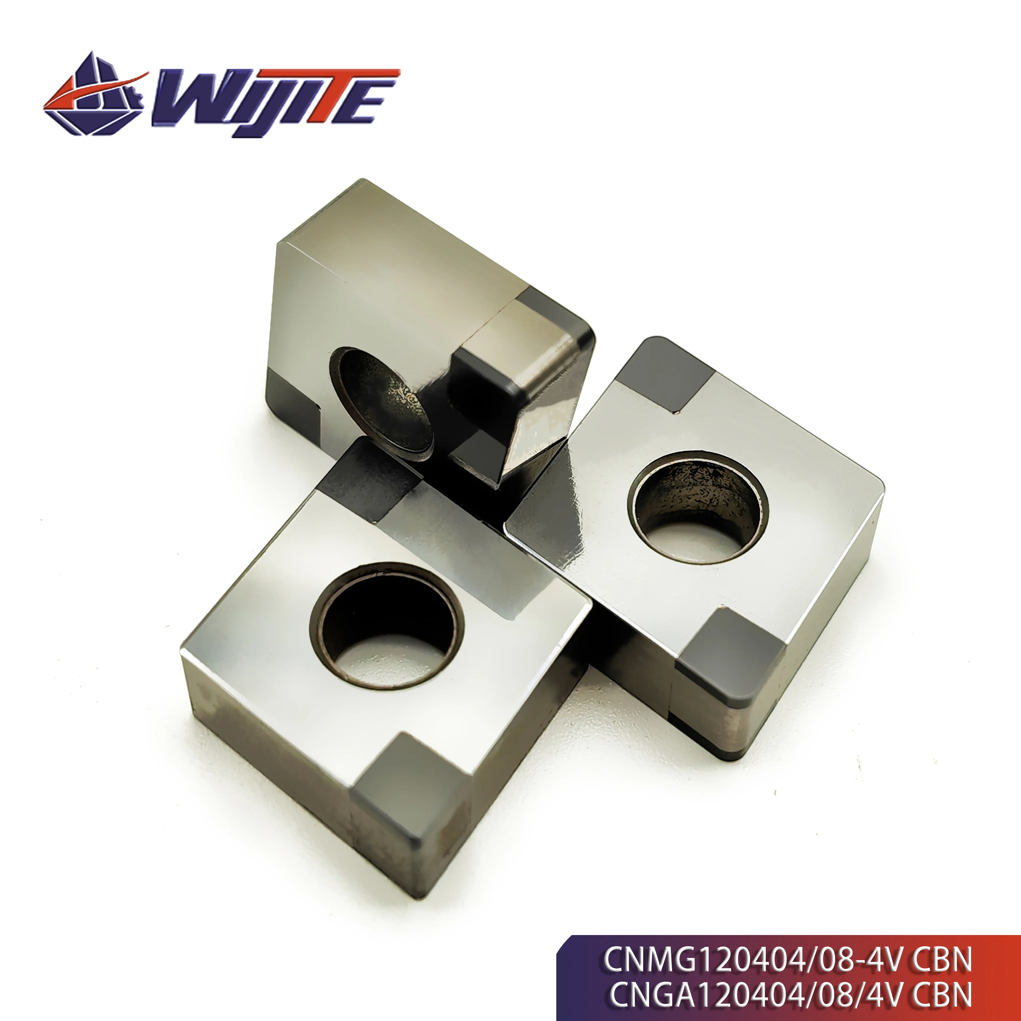 CBN CNMG120404 08-4V CNGA120404 08 12-4V 큐빅 붕소 카바이드 공구 경강 및 주철 가공 CNMG CNGA