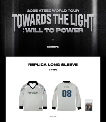 2025 Ateez World Tour TOWARDS THE LIGHT T Shirt Korean Kpop