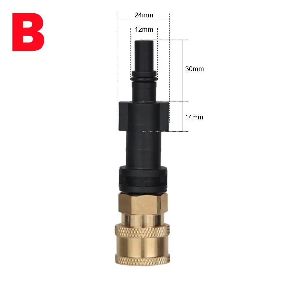 Universal Pressure Washer Adaptor with 1/4 Quick Release Connector Nozzle