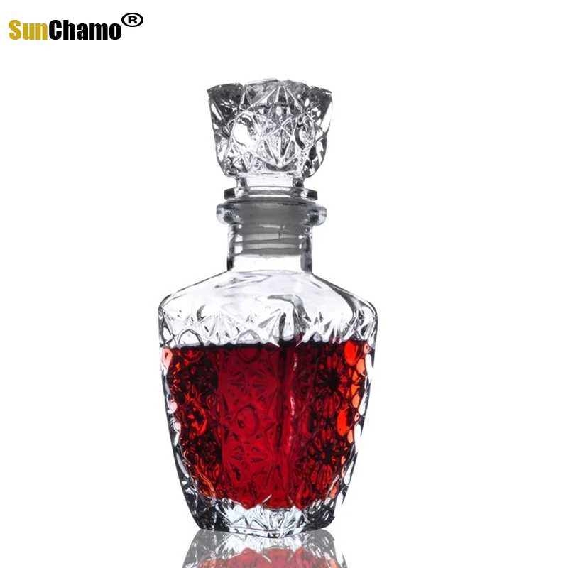 Small Decanter Crystal Decanter Vintage Liquor Storage Kitchen & Dining Decanters