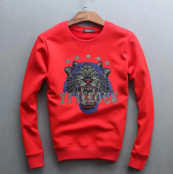 

Свитшот мужской в стиле аниме, повседневная спортивная одежда в стиле хип-хоп, пуловер Стразы, осенняя уличная одежда