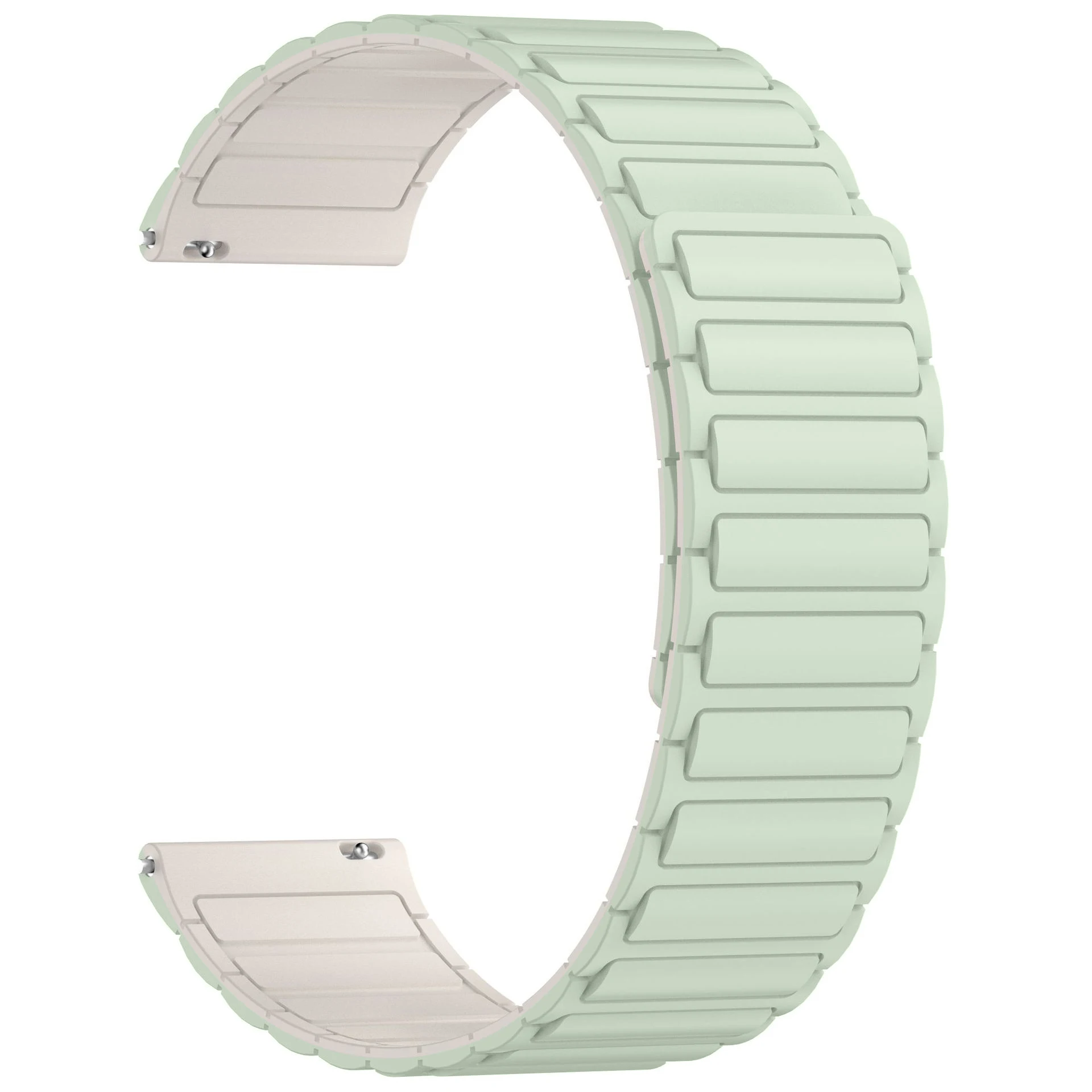 Magnetic Silicone Strap Bracelet - 20mm/22mm, Universal Fit