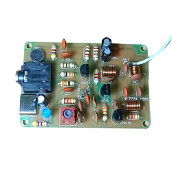 Enhanced FM Transmitter Module with Wireless Microphone and Audio Conversion (Finish Board)