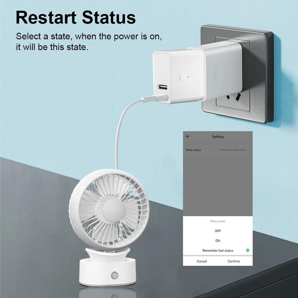 Description Picture 4 of itemUSB Smart Switch Wifi Power Adapter For Tuya App Remote Control Timer Switch  Electrical Supplies Remote Control Timer Switch