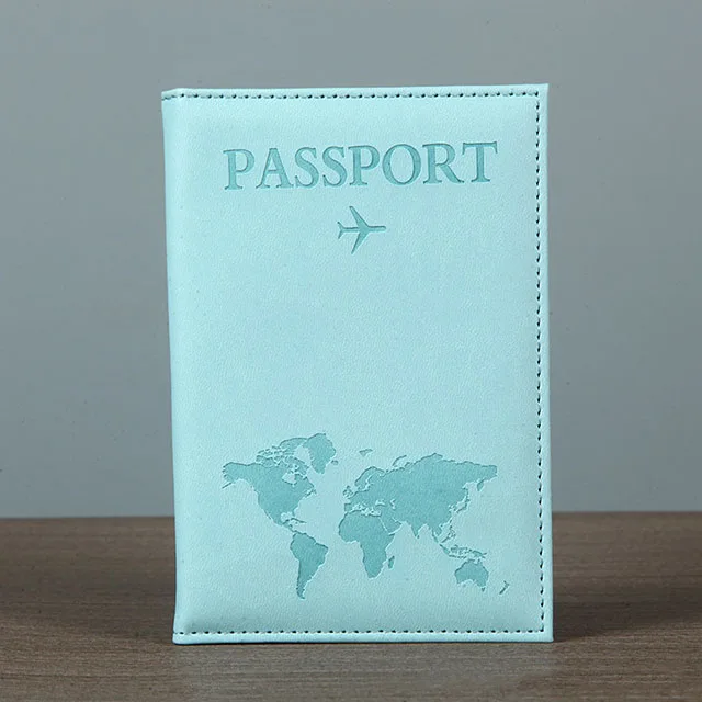 Elegant World Map Passport Holder – Stylish Travel Accessory & Ideal Wedding Gift