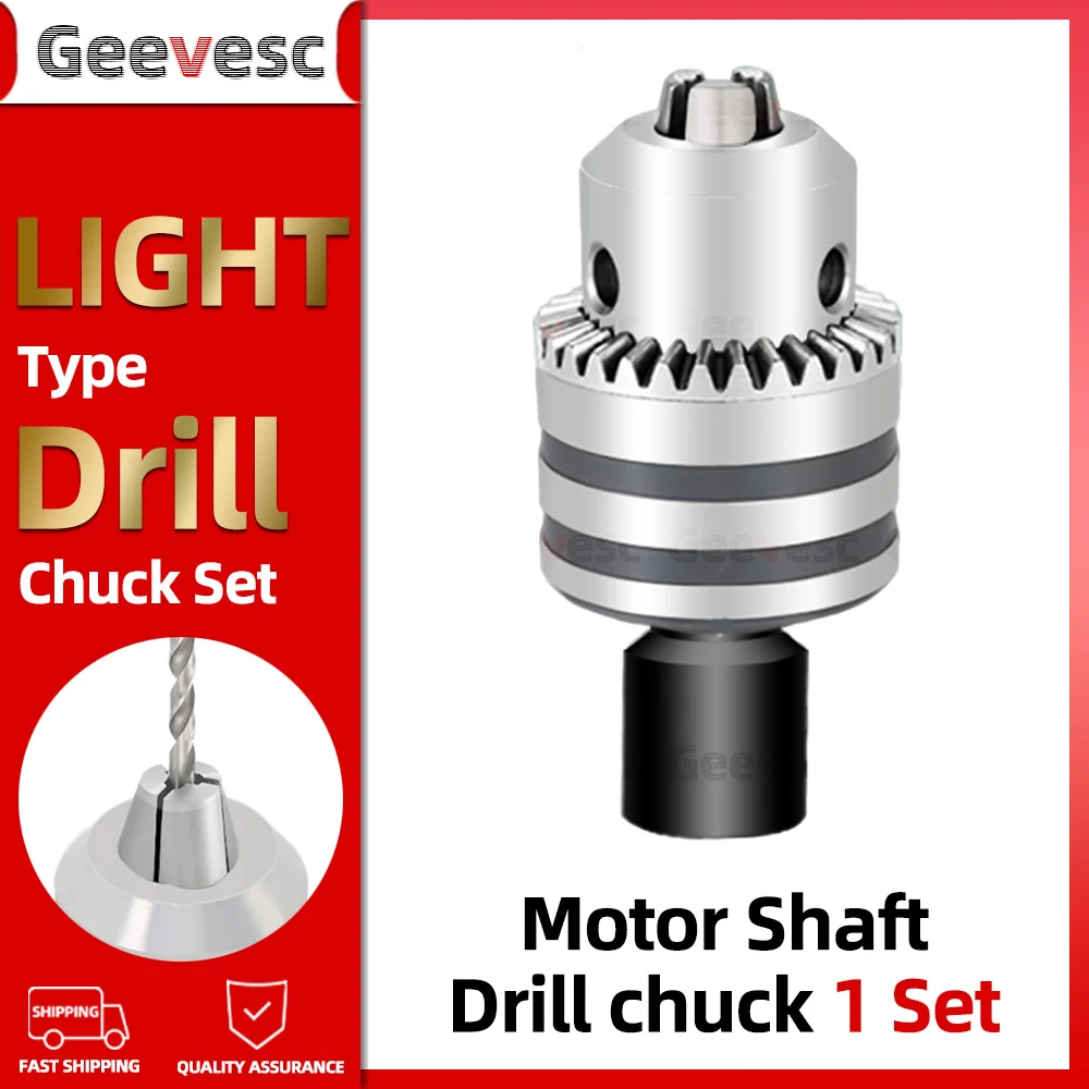 Light type Drill chuck adapter motor shaft drill chuck B10 B12 B16 B18 Locking drill adapter sleeve motor machine taper drill chuck