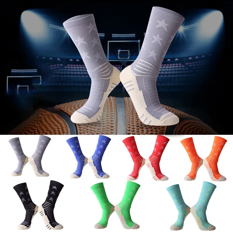 Men Sock Sports Women Compression Crossborder Supply Running Riding Cycling Knee high Basketball Biking Hockey Breathable Soccer