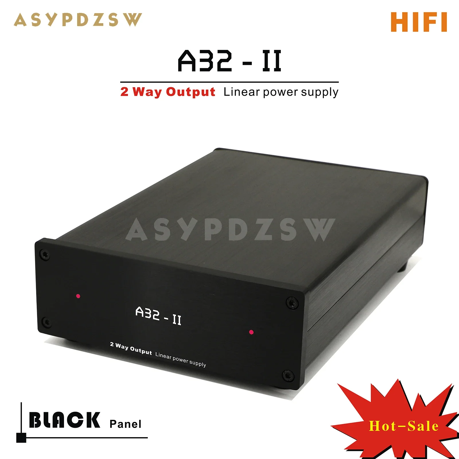 A32-II 50W+50W HIFI Ultra-low noise Linear power supply DC 5V/9V/12V/15V/18V/19V/24V LPS 2