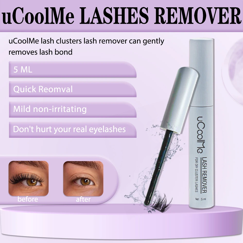 Fake Eyelashes Lash Extension Kit Eyelash Set Lash Glue uCoolMe Lash Black Bond and Seal