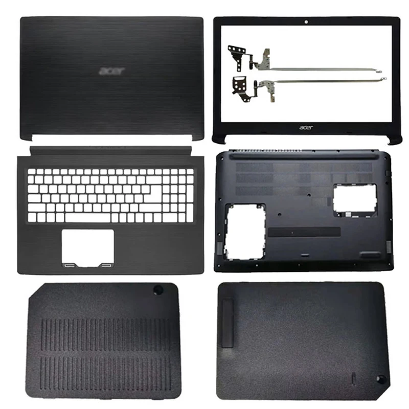 laptop sleeve 14 inch Applicable To Acer Aspire 5 A515-51 A515-51G A615 A315-53 LCD Rear Cover Front Baffle / Palm Rest / Chassis /Hinge/Black stripes designer laptop sleeve Laptop Bags & Cases