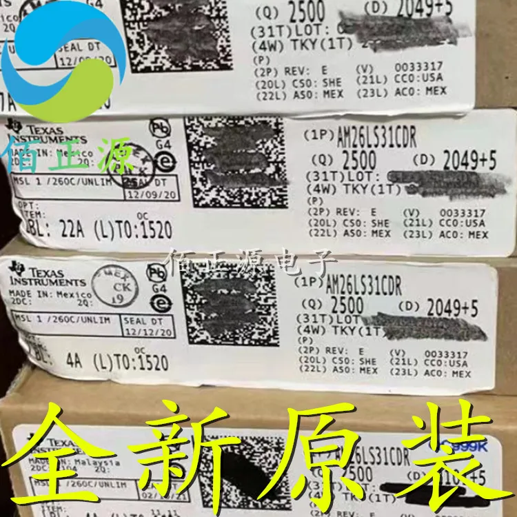 오리지널 신제품 AM26LS31C AM26LS31CDR 4 방향 드라이버 칩, SMD SOP16, 10 개