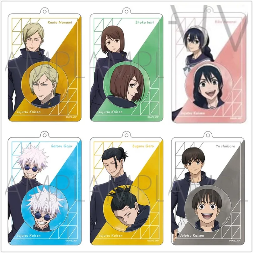 

Брелок с игрой 2, кукла аниме Shoko Ieiri Suguru Geto Satoru Gojo Yu haiучитый, акриловый брелок с подвеской в подарок