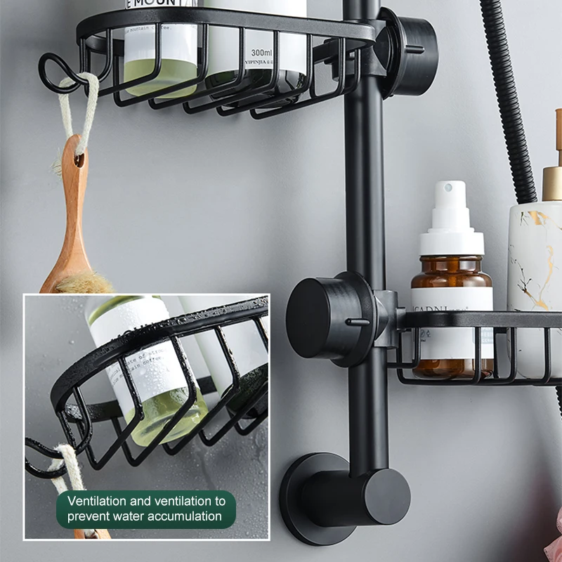 Bathroom Faucet Storage Rack Shower Soap Holder Bathroom Organization Shower Shelves Bathroom Accessories 3