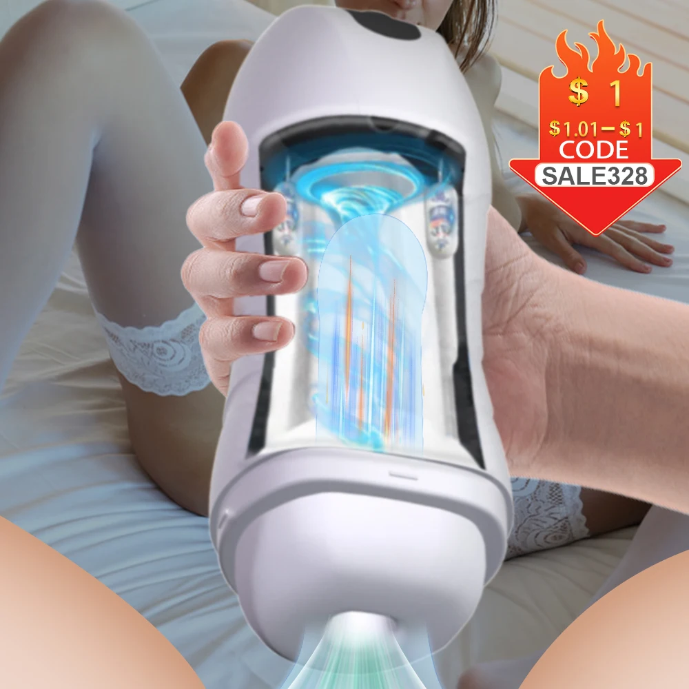 Автоматическая Мужская чашка для мастурбации сосание Вибрация пенис оральный аппарат всасывание минет мастурбатор настоящая Вагина вакуумные секс-игрушки