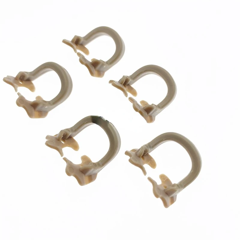 

New 5Pcs/Box Dental Soft Clamp Universal Rubber Dam Sundries Molar Teeth Polymer Dental Elastic Dam Model 5250 Rubber Dam