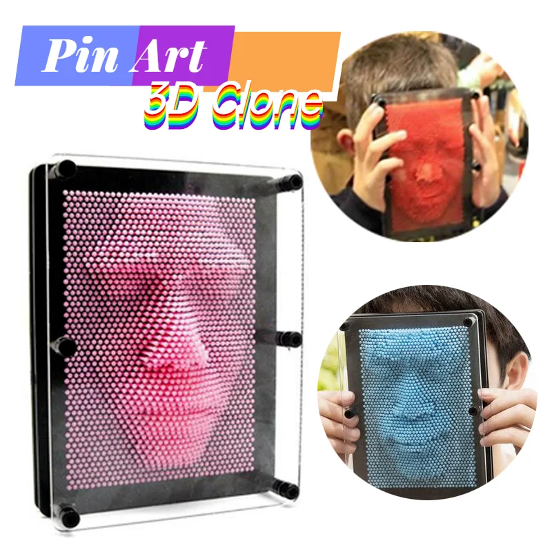 3d клон Пиксельная игрушка-конструктор фигурка лица пальмы модель-клон сканер