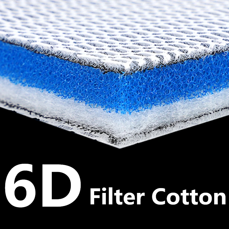 Fish Tank Filter Cotton Aquarium Filter Material Cashmere Cotton Thick  Filter Sponge Reusable Foam Water Purification Media