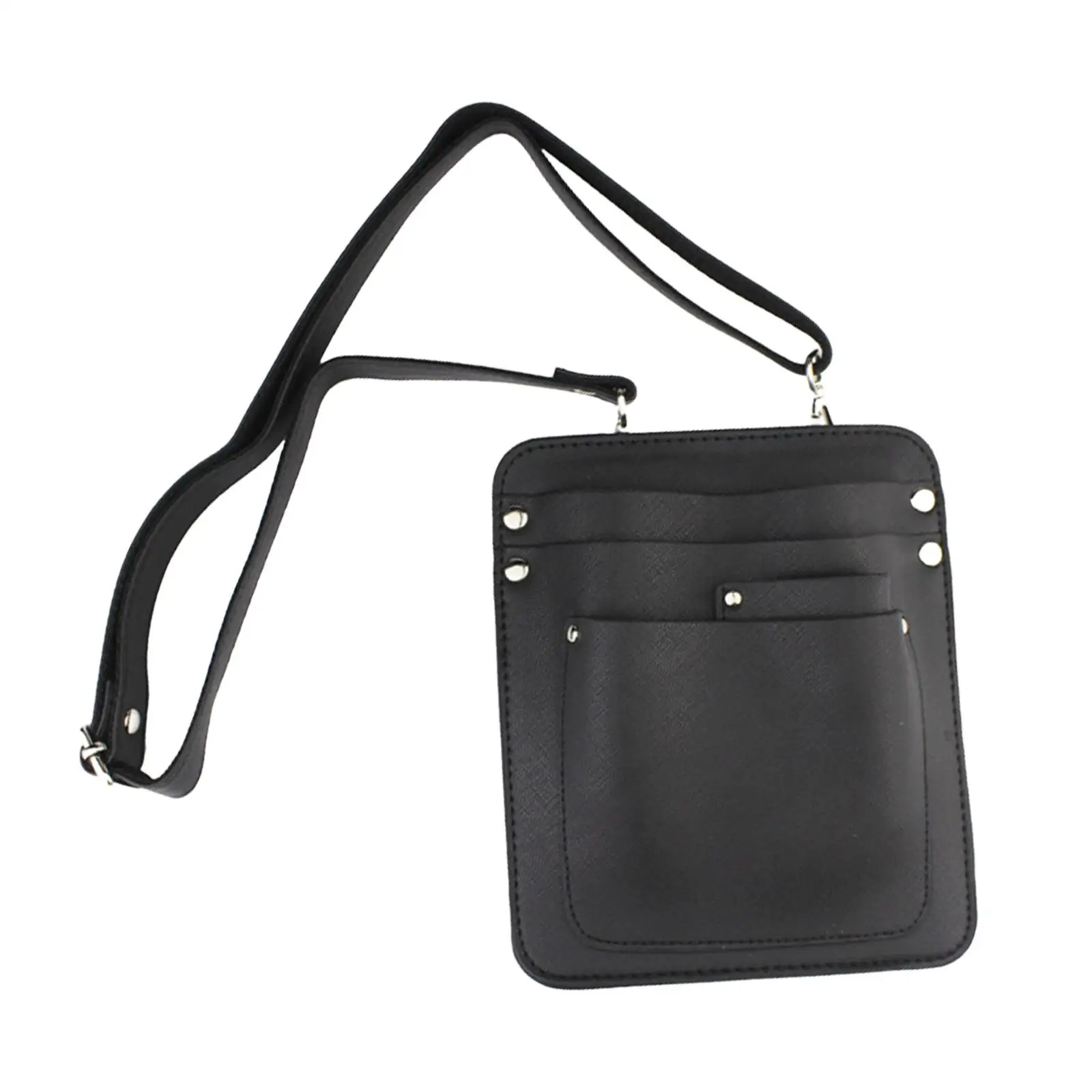 Florist Tool Bag Crossbody Bag Adjustable Shoulder Strap PU Leather Portable for Hairdressing Scissors Flower Shop Floral Shears