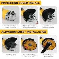 DEWALT DCG405 Meuleuse d'angle à tête plate 125 mm, machine à découper, outil sans fil 18 V, batterie lithium, outils sans balais 4