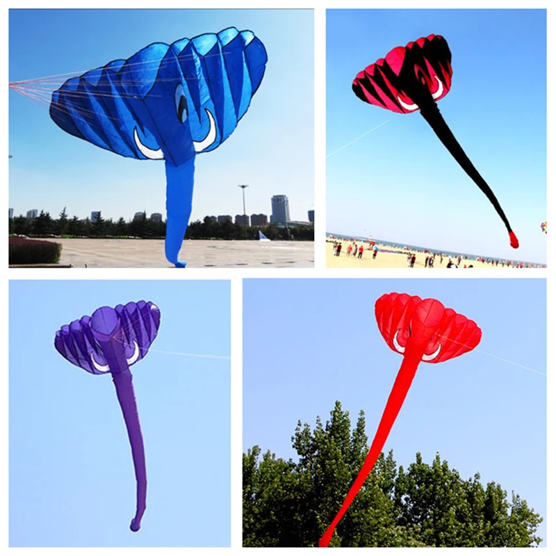 free shipping elephant kite flying soft giant kite flying