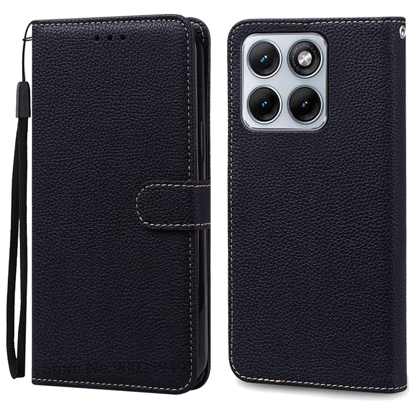 Enhanced Leather Flip Wallet Cover | Magnetic Book-Style Protective Case for Motorola Edge 70 Fusion