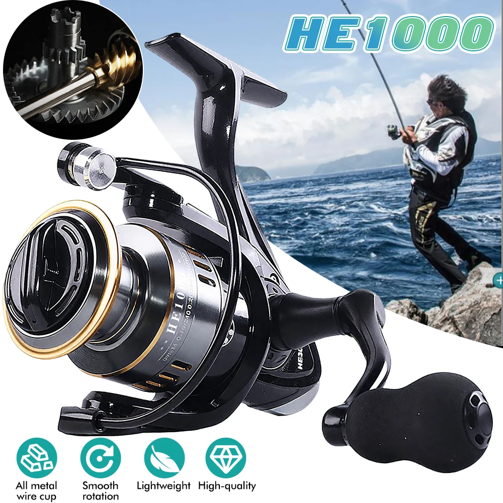 Ultra Light Metal Saltwater Spinning Fishing Reel