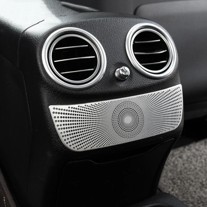 Auto Hinten Armlehne Auspuff Air Vent Outlet Lautsprecher Horn Dekorative Abdeckung Trim Für Mercedes Benz C E GLC Klasse W205 W213 X253