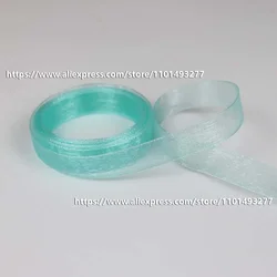 5 Yards Organza Ribbon for Gift Wrapping and Crafting (278 Turquoise)
