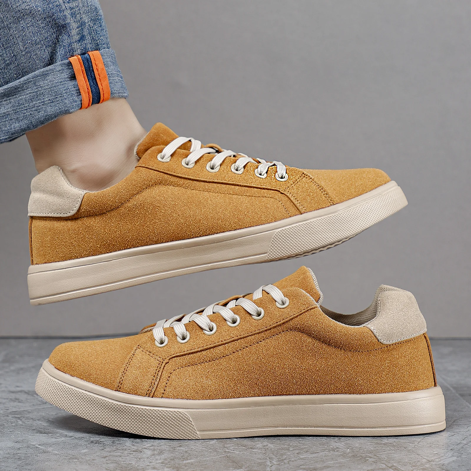 Description Picture 4 of itemMen Shoes Men's Skateboarding Shoes Classics Sneakers For Men Black Shoes Comfortable Footwear For Male