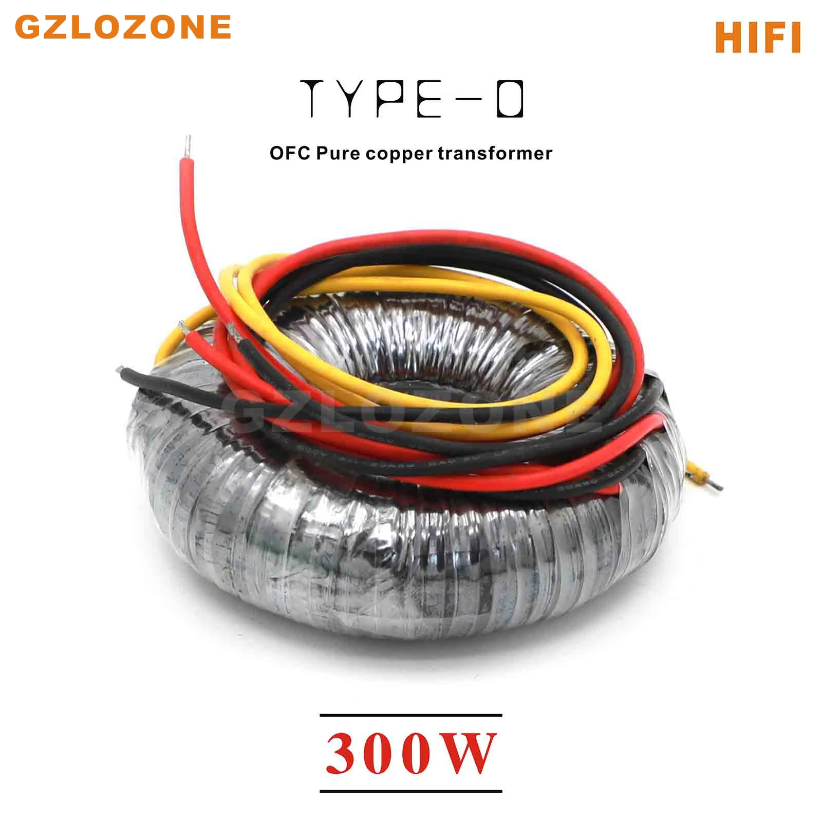 

115V/230V HIFI 300W Type-O Oxygen Free Copper 300VA OFC Pure Copper Transformer Out AC 28V--0--28V (Accept Custom)