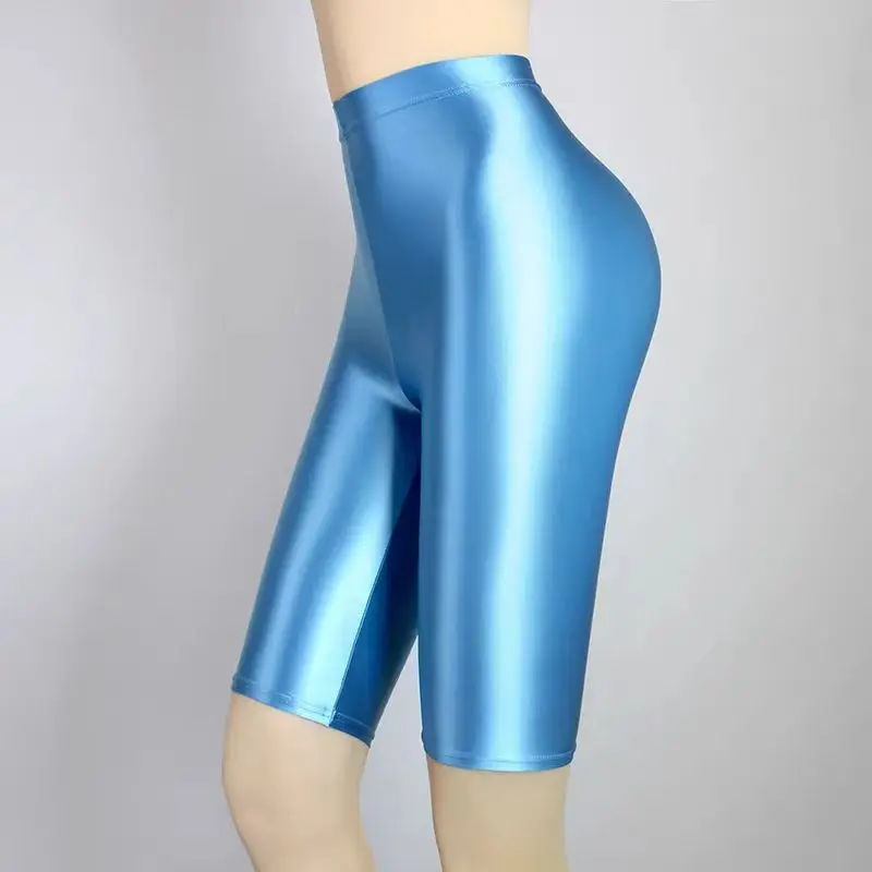 Summer Spring Sexy Women Shorts Casual Plus Size High Waist Tight Knee-Length Bottoms