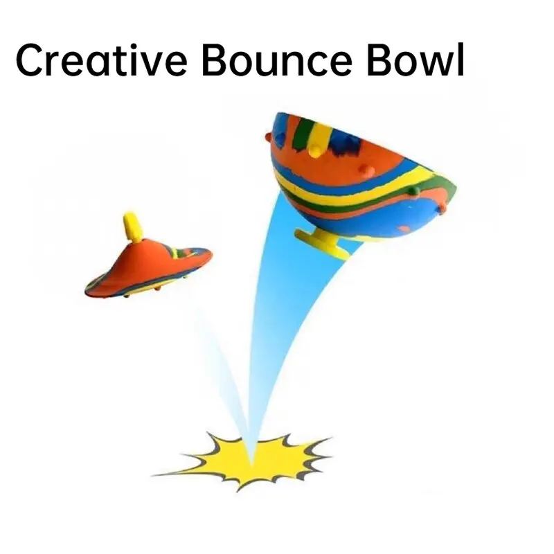 Bounce Bowl Toy Creative Outdoor Sports Hip Hop Jumps Relief For Kids