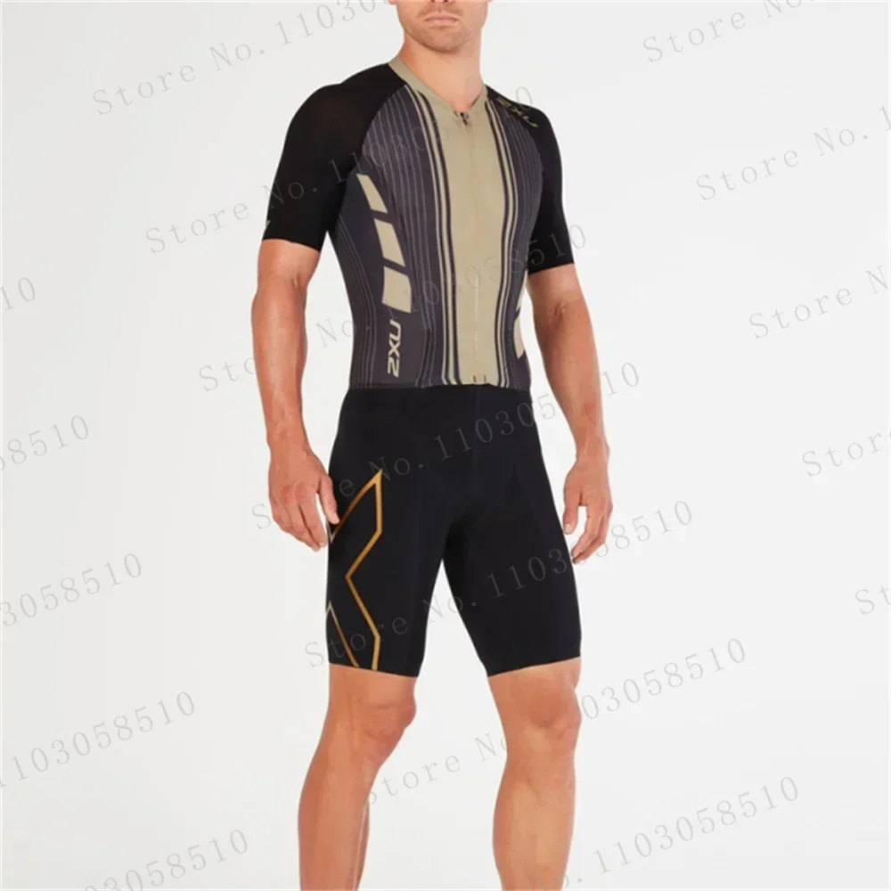 New Men's Triathlon Outdoor Cycling Jersey MTB Triathlon men Bike Skinsuit Sports suit Ciclismo Cycling Clothes Jumpsuit