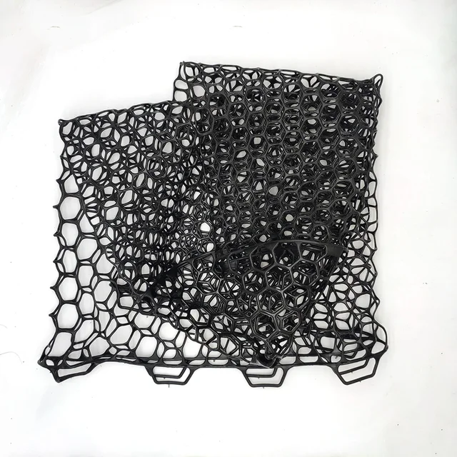 Hand Net Head Depth:55/65cm Diameter:48cm Landing Net PVC Material Outdoor Fishing accessories Black Without Ring 6