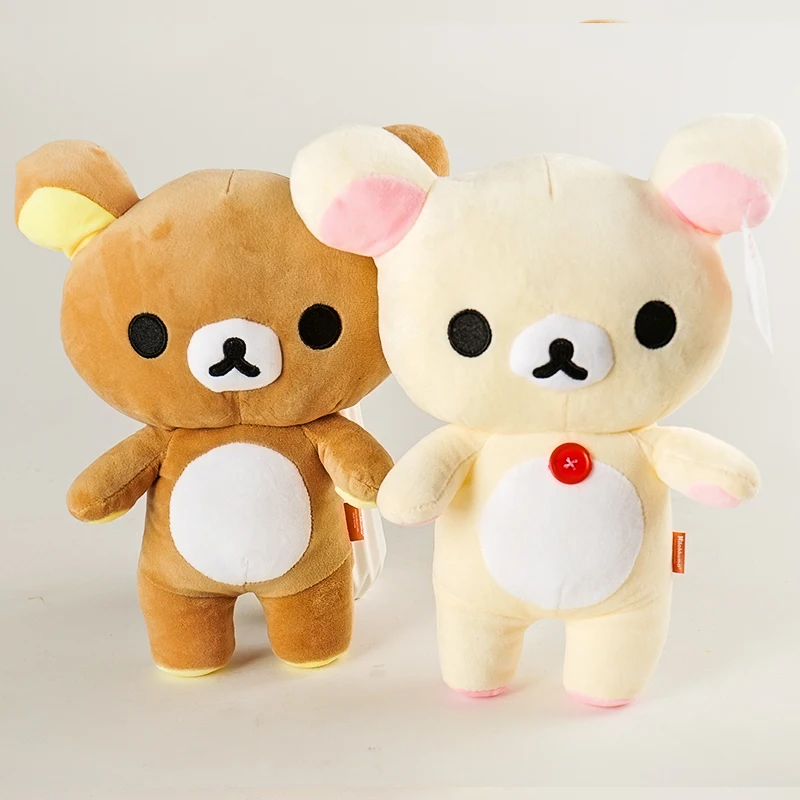 Kawaii Rilakkuma Plush Toys Strawberry Teddy Bear Stuffed Doll