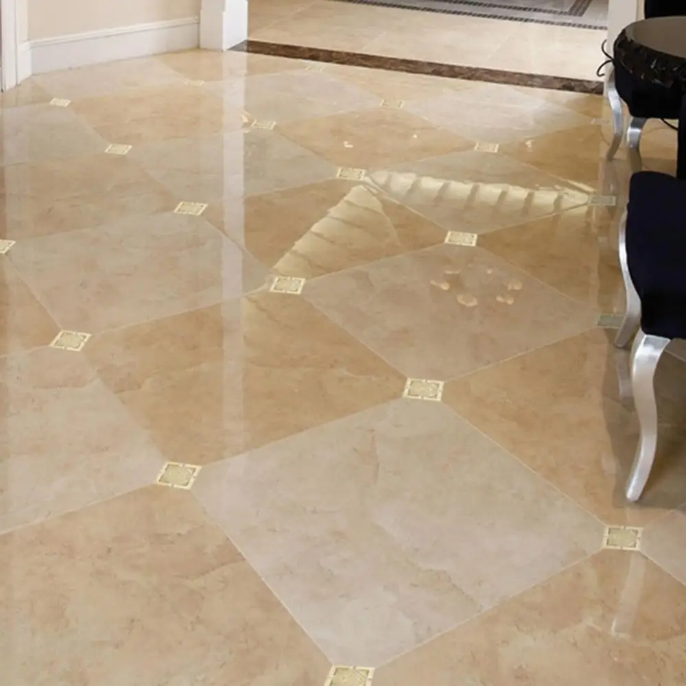 PVC Sticker Selfadhesive Waterproof 10Pcs Kitchen Bathroom Floor Tile Diagonal