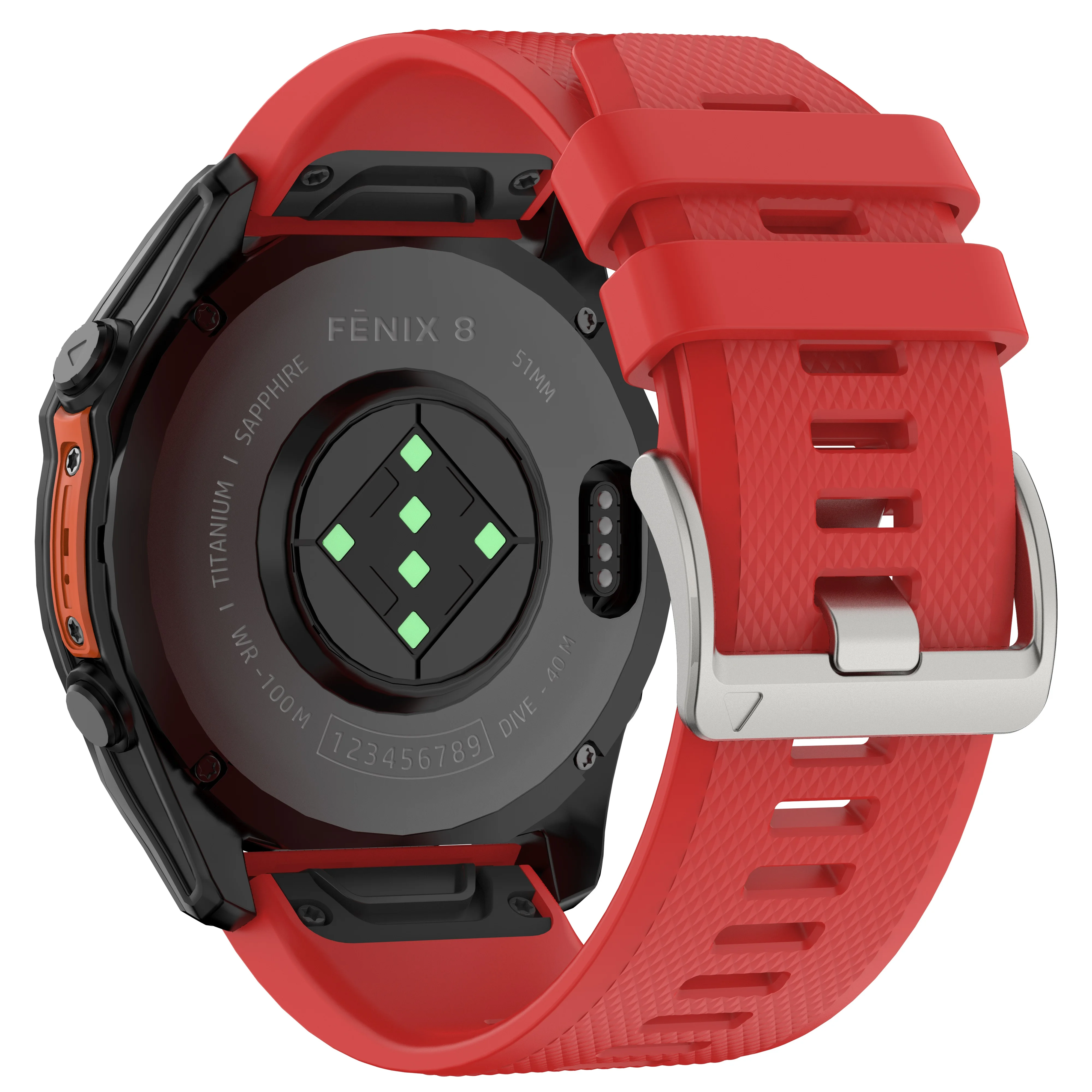 Versatile QuickFit Silicone Watch Band, 22mm/26mm - Premium Sports Replacement Strap