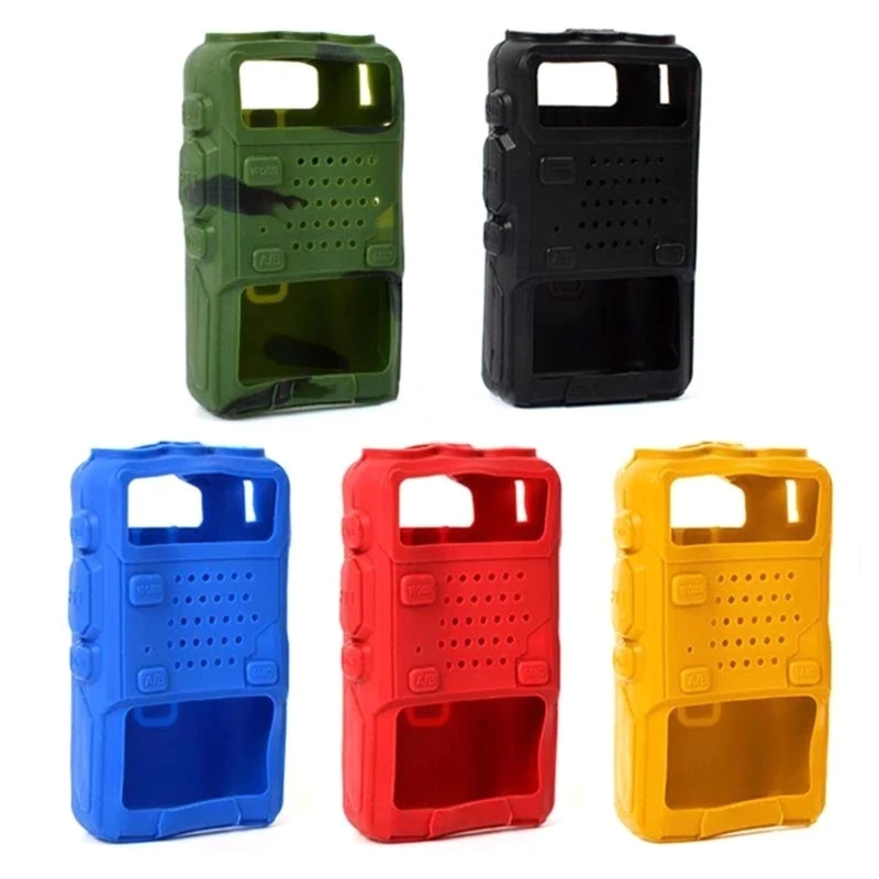 Bag for UV-5R UV-5RA UV-5RB UV-5RC UV-5RD UV-5RE TH-F8 Protective Cover Walkie-Talkie Two Way Radio Soft Silicone P9JD