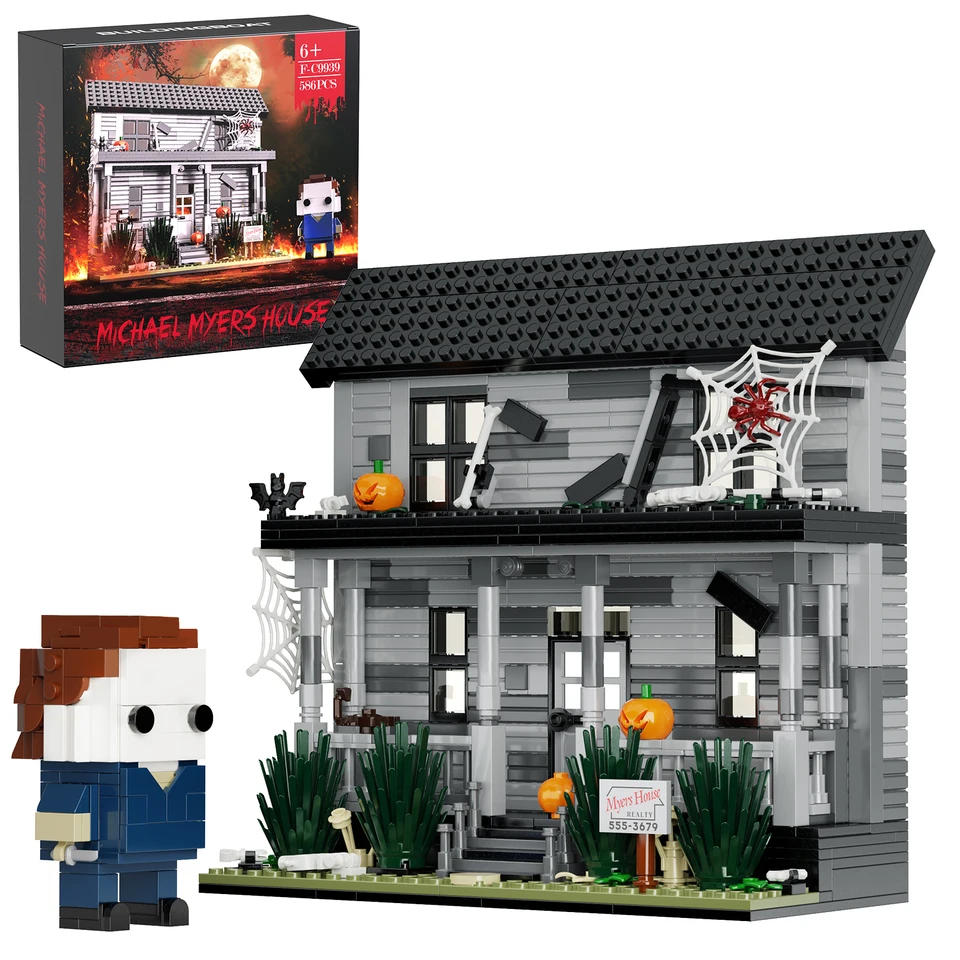 Michael Myers Horror House Building Block Set