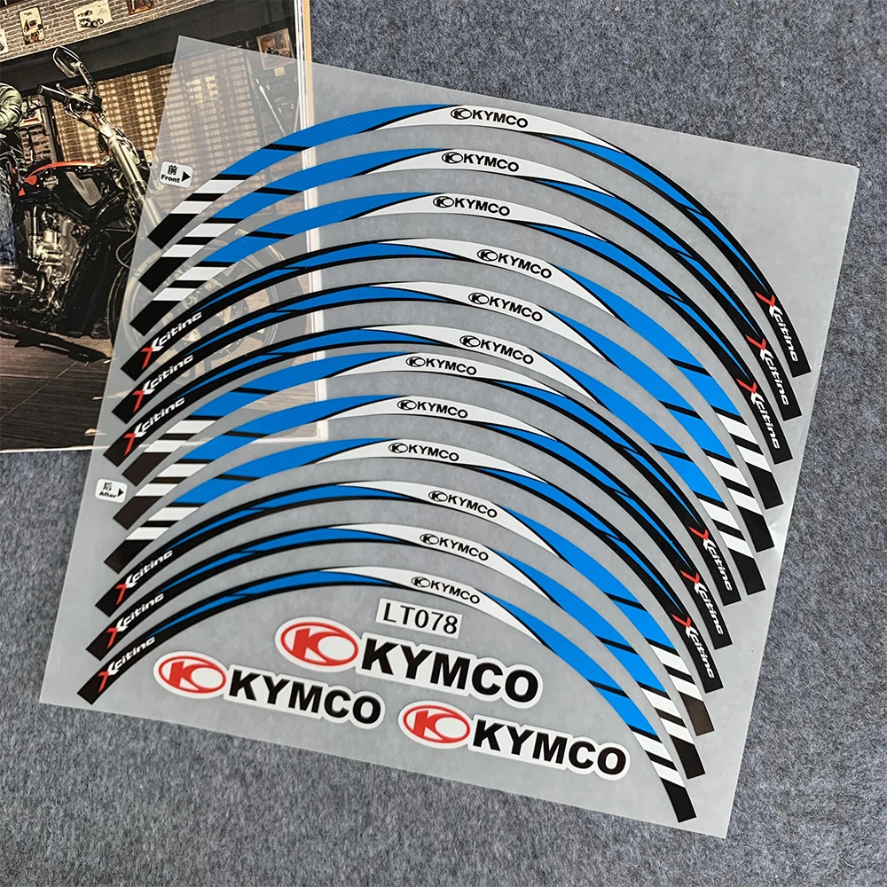 KYMCO Xciting 500 S400 TCS  Ʈ  Ÿ̾ ƼĿ, ݻ  ,   ڵ Į, 15 ġ, 14 ġ